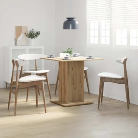 855811 vidaXL Трапезна маса Artisan Oak 80x80x75 cm Инженерна дървесина