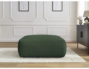 Тъмнозелена табуретка от рипсено кадифе Lucien – Bobochic Paris