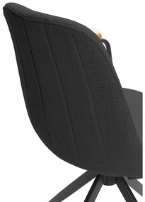 Черни трапезни столове в комплект от 2 бр. Tali – Marckeric