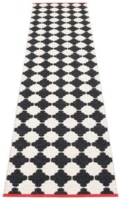 Черно-бяла пътека за открито и закрито 70x300 cm Marre Black Coral – Pappelina