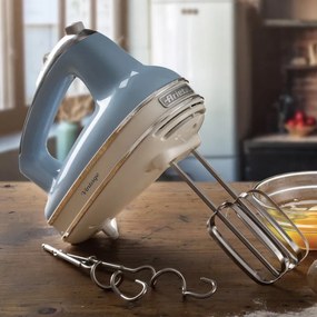 Разопакован: Ръчен миксер Ariete VINTAGE 1548/05, 450W, 5 скорости, Турбо, Небесносин