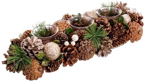 Свещник от пластмаса и стъкло - Casa Selección