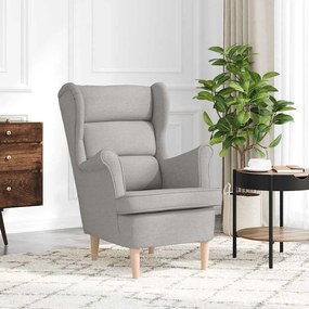 4016905 vidaXL Фотьойл Cloud Grey 74x84x100 cm Fabric