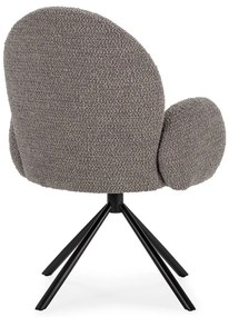 Сив фотьойл Dario - Marckeric