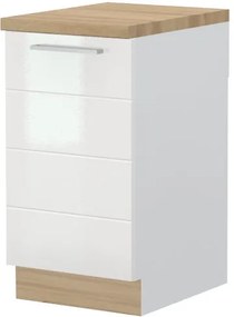 Подов шкаф Hudson R-45-1K-White - Gray