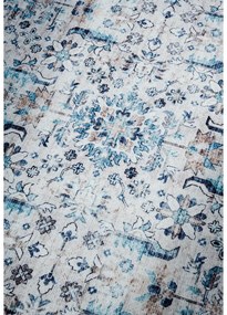 Светлосин килим 200x290 cm Saveh Cream Blue – Elle Decoration