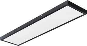 LED повърхностно монтиран панел LED/60W/230V 30x120 cm черен