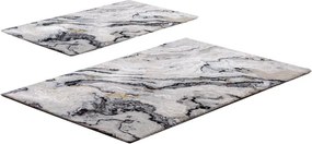 Сиво-бежови килими за баня в комплект 2 бр. 60x100 cm CT – Foutastic