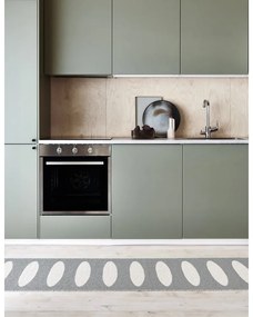 Сива пътека за открито и закрито 70x150 cm Ella Warm Grey – Pappelina