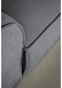 Сив модулна лежанка (ляв ъгъл) Flex Felix – Miuform