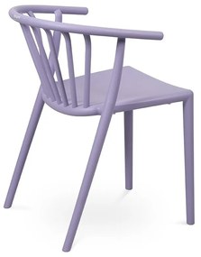 Пластмасов градински стол в цвят лавандула Capri – Bonami Essentials