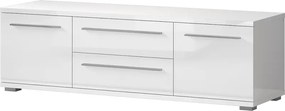TV шкаф Realm 2D2S-дължина: 150 cm-бял