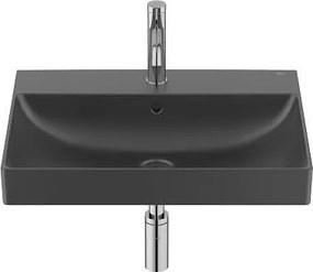 Умивалник Ona, 600 mm, black matt, централно разположение на купата