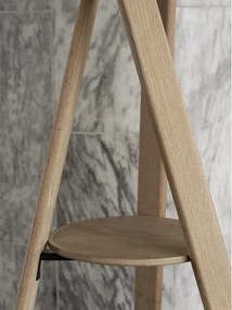 Стойка за връхни дрехи от масивен дъб в естествен цвят 62x176 cm Rakku – Blomus