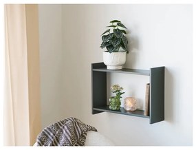 Сиво-зелен на няколко нива стенен рафт 50 cm Bamberg – House Nordic