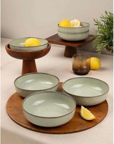 Светлозелени порцеланови купички в комплект от 6 бр. 75 ml – Hermia