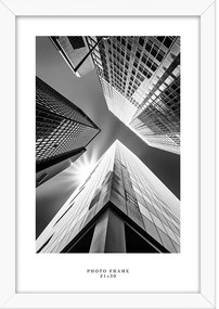 Бяла стенна рамка , 24 x 33 cm Floryda - Styler