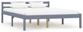 Sonata Рамка за легло, сива, бор масив, 140x200 см