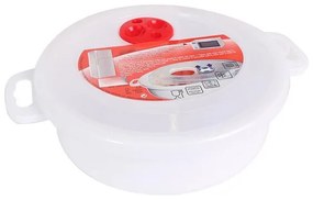 Кутия за Обяд с Капак за Микровълнова Фурна - 1,5 L - ø 19 x 7 cm