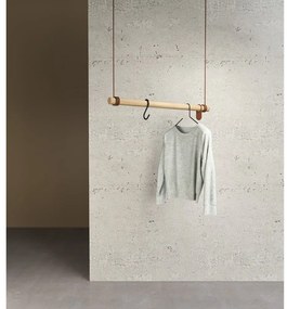 Стенна закачалка от масивен дъб в естествен цвят 80 cm Swing M – LIND DNA