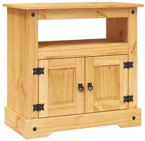 243746 vidaXL ТВ шкаф, мексикански бор, стил Корона, 80x43x78 cм