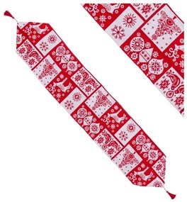 Покривка за маса с коледен мотив 33x180 cm Figures - Casa Selección