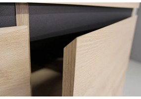 Шкаф за обувки в буков декор с пейка Lissabon - Germania