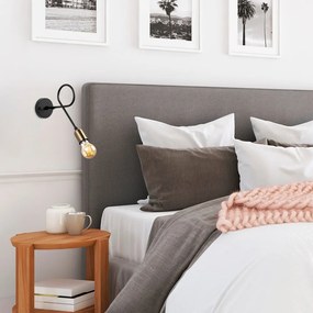 Черна стенна лампа Viraj – Opviq lights