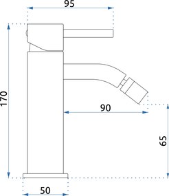 Смесител за биде Rea Lungo Titan