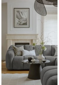 Сив ъглов диван (ляв ъгъл/U форма) Shell – Miuform