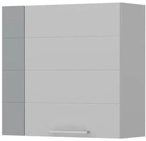 Възможност за персонализиране Висящ шкаф разширение Hudson V7-White - Gray