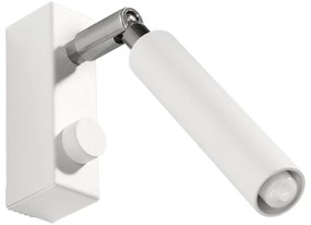 Бял прожектор 10x3 cm Tiden – Sollux