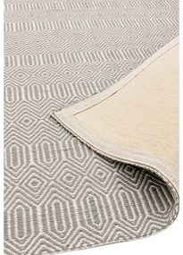 Светлосив вълнен килим 66x200 cm Sloan - Asiatic Carpets