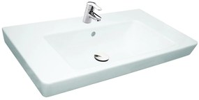 Умивалник за стенен монтаж или върху мебел, A3270J0000, Roca, порцелан, бял, 80х45х17см