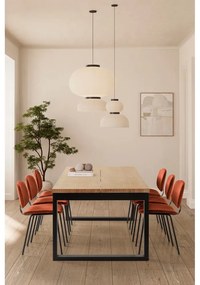 Трапезна маса с дъбов плот 100x220 cm Rina – Marckeric