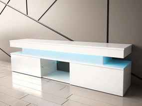 TV шкаф Glossa 2D 190 със LED-Leuko Gualistero