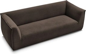 Кафяв диван от рипсено кадифе 242 cm Giorgia – Bobochic Paris