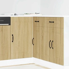854321 vidaXL Кухненски шкаф, "Kalmar", дъб сонома, инженерно дърво