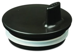 Черен капак за чаша , ø 7 cm - Design Letters