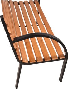 Дървена градинска пейка със стоманена конструкция Bellevue - Garden Pleasure