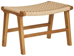 Фотьойл с табуретка тъкан в естествен цвят Derby – House Nordic