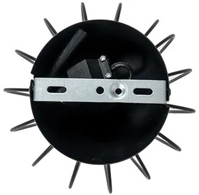 Модерна таванна лампа черна тел - Palica