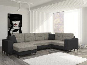 Ъглов диван Adoro-Left-Gray light - Gray Dark