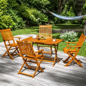Градински комплект за 4 лица Sydney Komfort от акациева дървесина