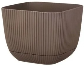 Horecano - Квадратна саксия №1 - 8.2x8.2xh7.1cm 270ml ТЕРА (G-381-T)