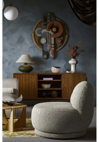 Сиво-кафяво кресло Ovo – Miuform