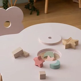 Детско столче atmosphera Flower, MDF, Розов