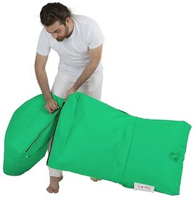 Градински пуф Siesta Sofa Bed Pouf, цвят Зелен