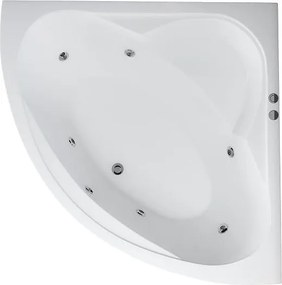 Хидромасажна вана ICSH 135060 W, Inter Ceramic, 135x135x60см