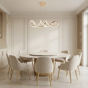 ВИСЯЩА ТАВАННА ЛАМПА G154-CP GOLD